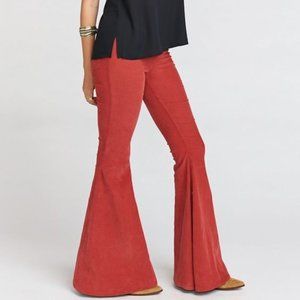 Cam Cam Bell Bottom Pants in Cayenne Corduroy. These fit like xs